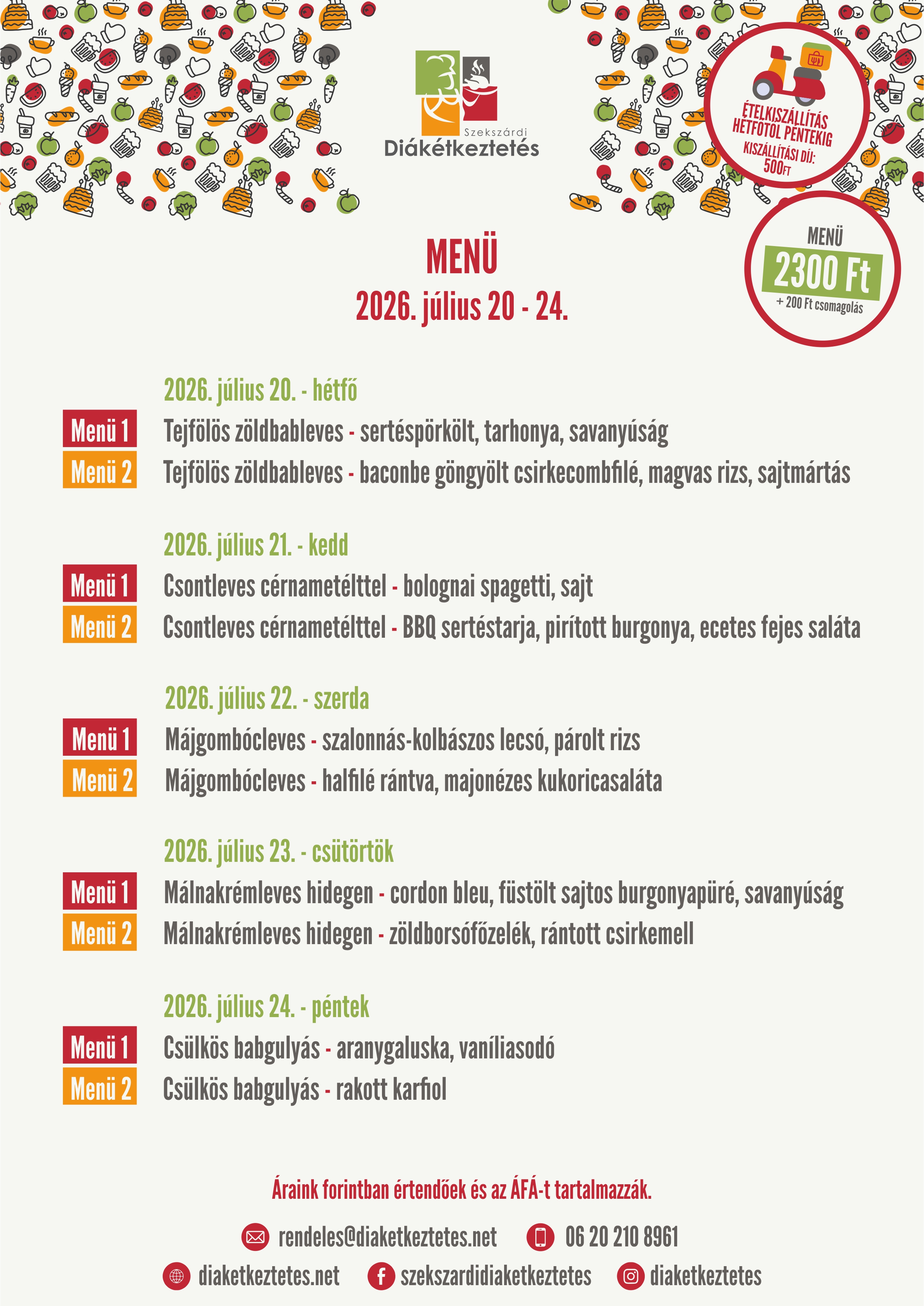 Heti étlap 1