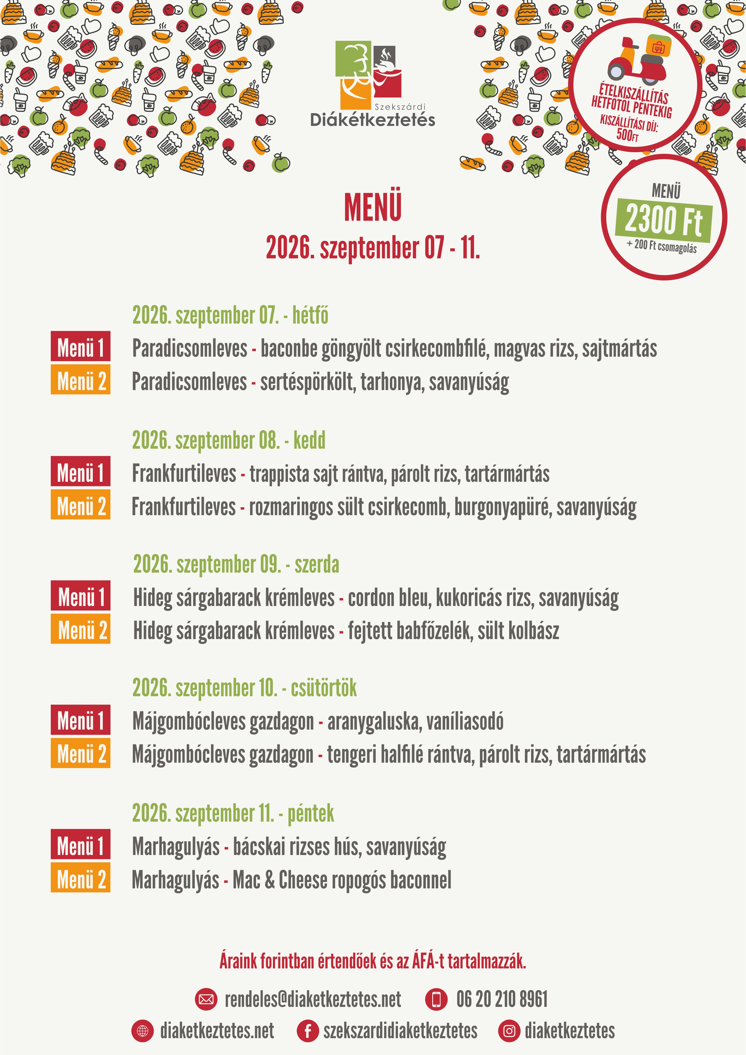 Heti étlap 1