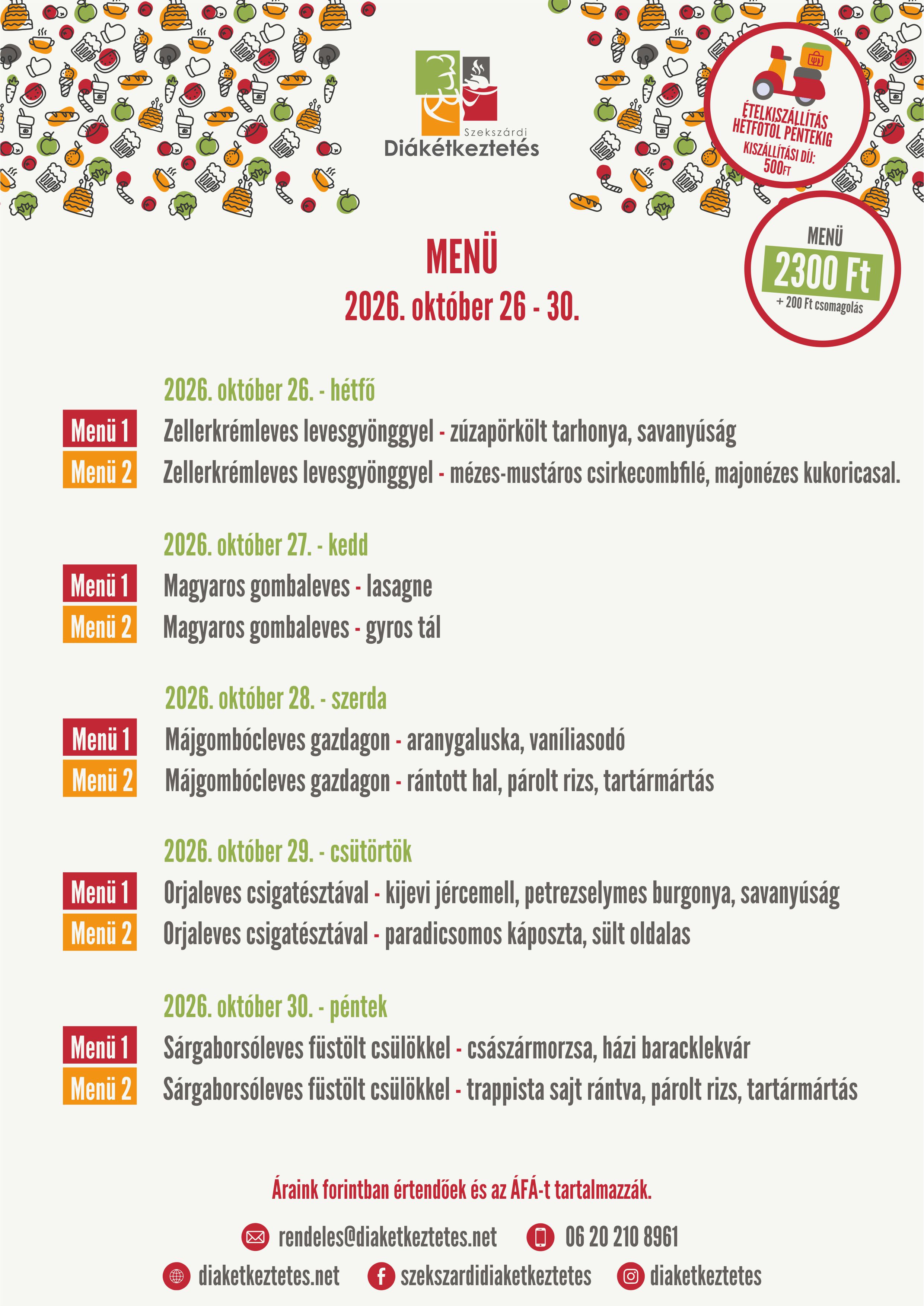 Heti étlap 1